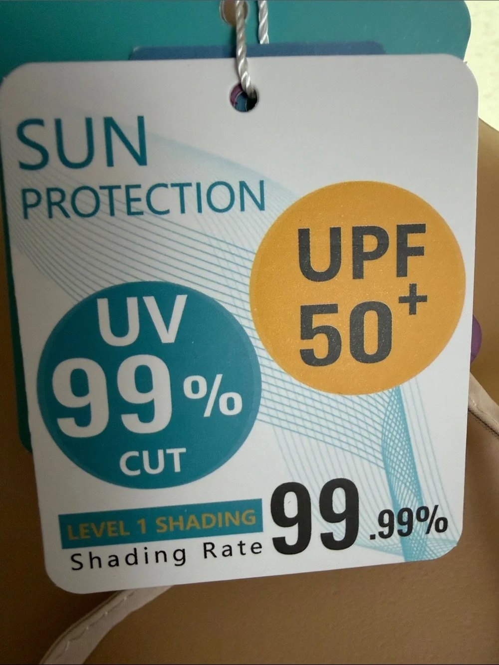Peach Women's Foldable Wide-Brim Sun protection Hat - UPF 50+ Waterproof NWT